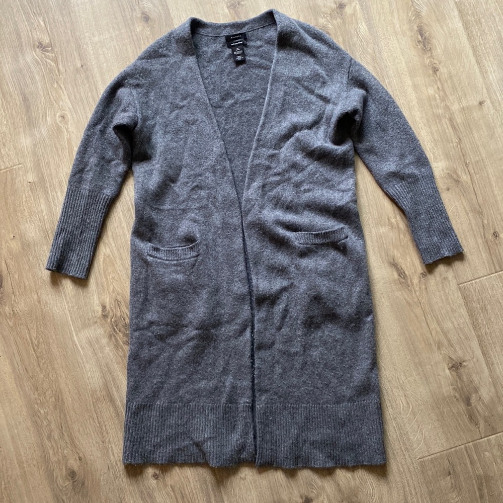 Halogen Cashmere Blend Long Cardigan